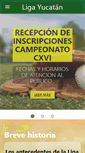 Mobile Screenshot of ligayucatan.org.mx